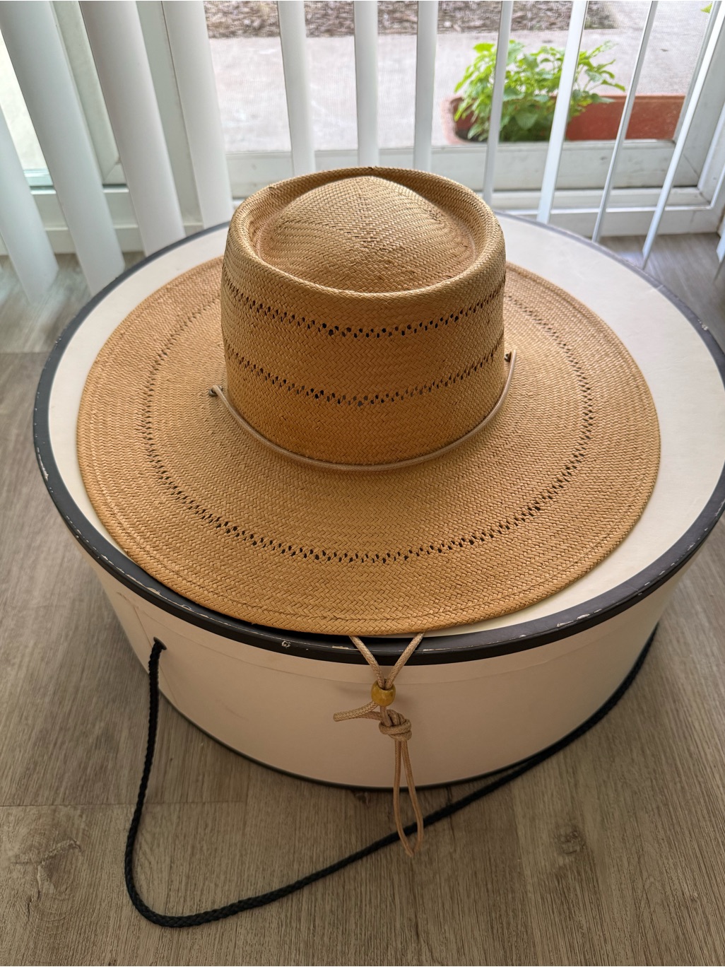 Lack Of Color The Jacinto Brown Tan Paper Straw Boater Summer Sun Hat Large New